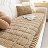 Winter Warm Thickening Plush Cushion New Corduroy Quilted Sofa Towel Couch Cover L-shaped Sectional Anti-slip Modern Sofa Cover