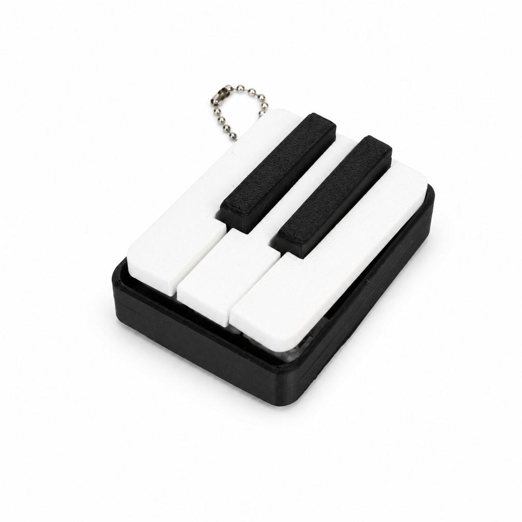 Figurină Clicker Tastatură Pian Imprimată 3D Tip Apăsare Relaxantă Jucărie Fidget Potrivită Pentru Birou Jocuri de Petrecere Apăsător Taste Muzicale