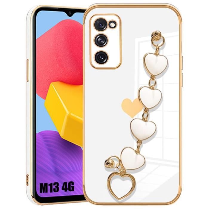Coque de protection - BOOLING - pour Samsung Galaxy M13 4G/M23 5G - Silicone Blanc - Anti-rayure - Ultra Slim
