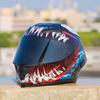 Original NITRINOS Brand Venom Helmet Big Spoiler Motorcycle Helmet Full Face Racing Helmet Off Road Casco Casque ECE Approved