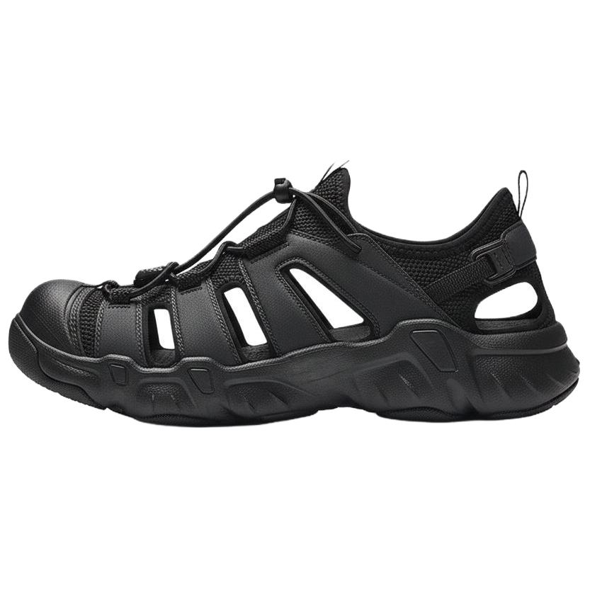 Anta Tanchuan Fabric Synthetic Leather Comfortable Sports Non-Slip Breathable Lightweight Creek Shoes Men Shoes Basic-Black 912626656-7 41
