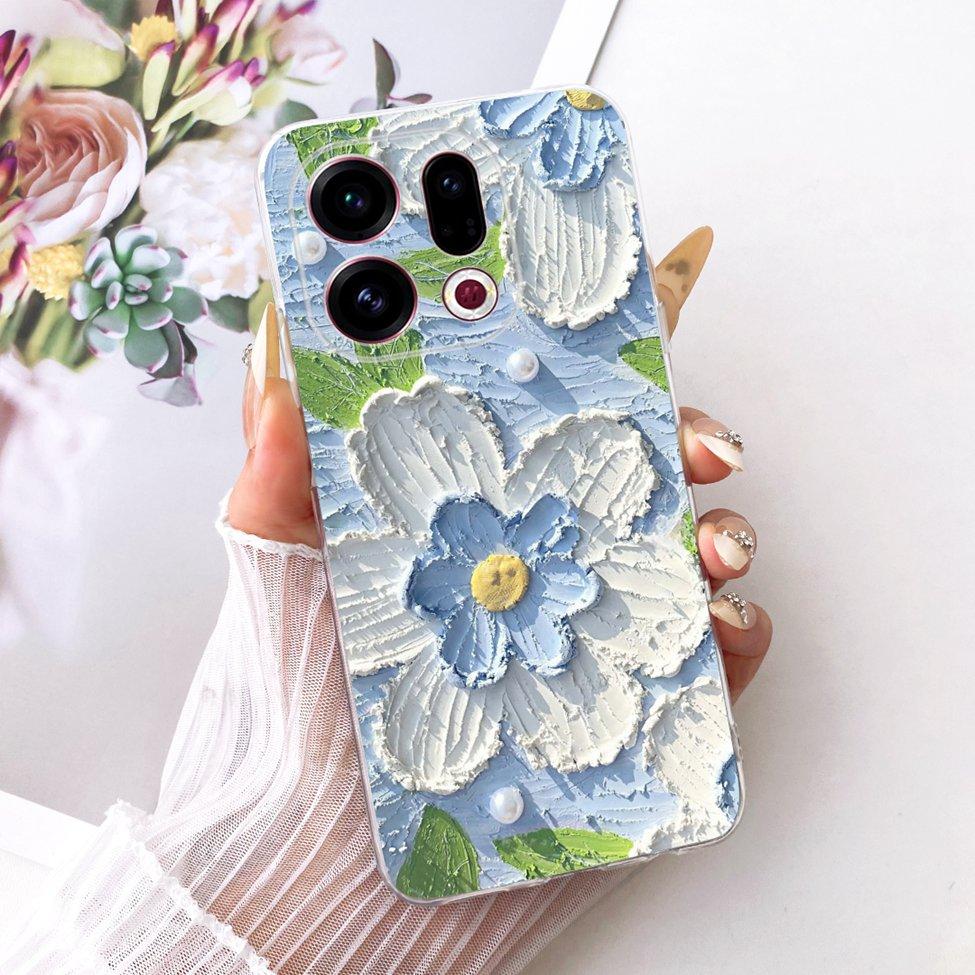 Clear For Oppo Find X9 Case Cover Cute Cat Fashion Butterfly Luxury Painted Soft Casing For Oppo CPH2797 PLJ110