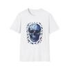 Unisex Softstyle T-Shirt Totenkopf Glas zersplittert Neon Fragment Design
