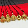 Buddha Head Necklace Guanyin Dragon Brand Fat Blessing Pendant Ancient Method Xiangyun Longevity Lock