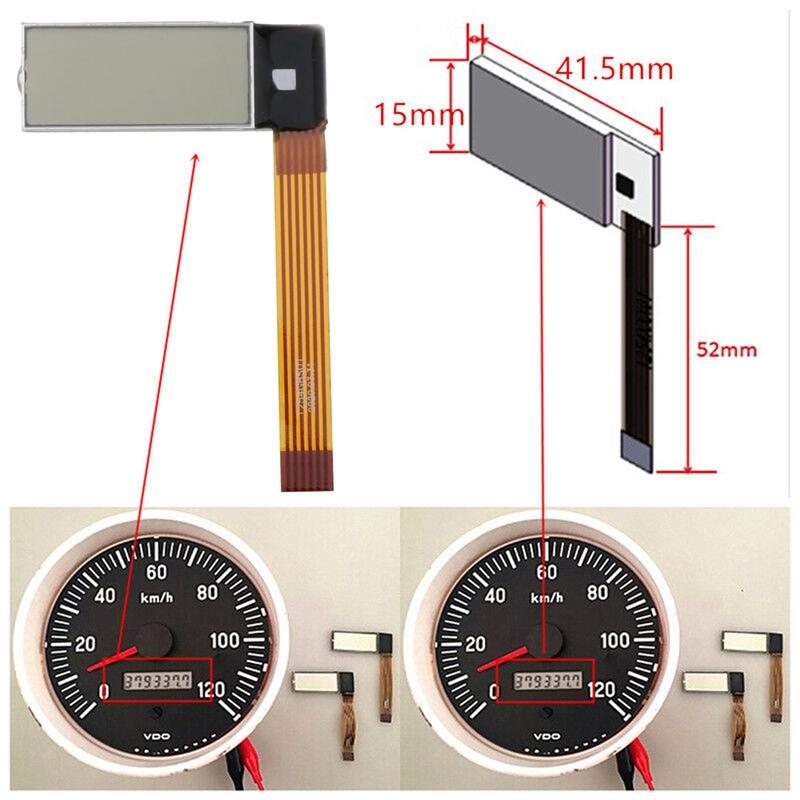 ABHX-For Volvo Penta Marine Yanmar Tachometer Hour Meter LCD Display & Ribbon