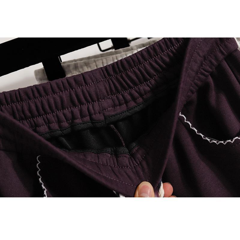 Dimanaf 2025 Plus Size Pants Spring Belt Women Solid Harem Elastic Waist Casual Loose Pants New