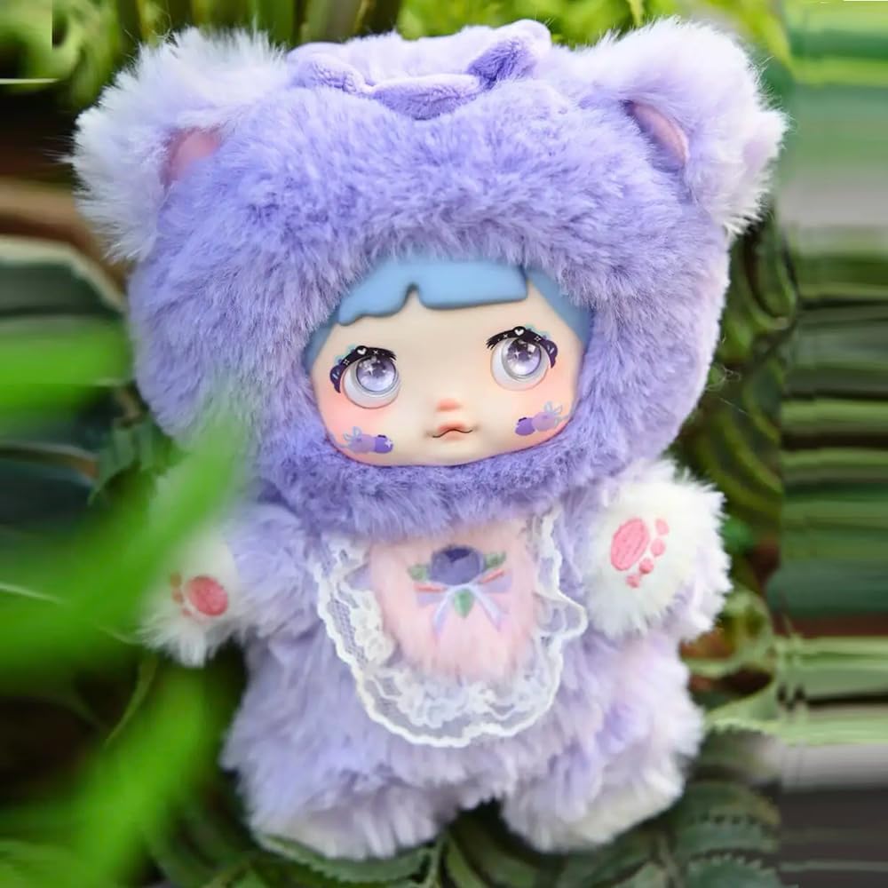 Nommi Fruitful and Tasty Series Officially Licensed Plush Doll Fruit and Animal Precise Premium Fluffy Material Rotating Eyes for Changing Expressions