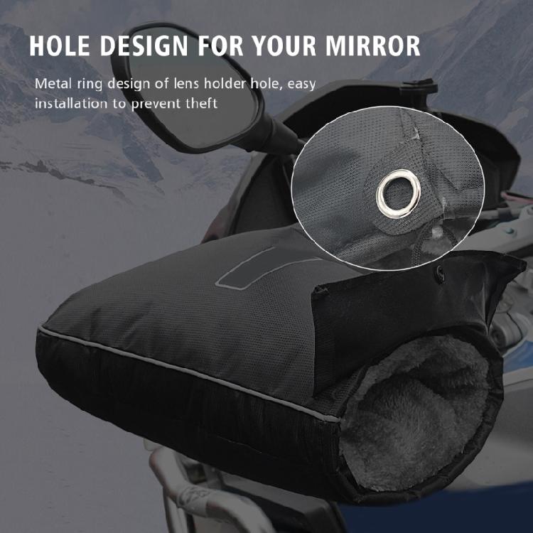 Motorrad Lenkerhandschuhe Muffs Winter Warm Lenkerhandschuhe Wasserdicht Winddicht
