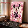 Disney Pearl Painting Minnie Castle Art Set These Handmade Pearl Art Paintings for Wall Decoration Make Wonderful Gifts for Home or Office Decoration