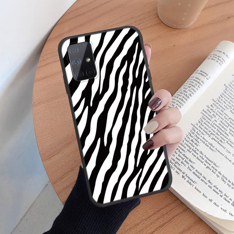 Leopard Print Phone Case For Samsung Galaxy A51 4G 5G A71 5G Protection Back Cover Soft Silicone Fundas For Samsung A 51 Coque