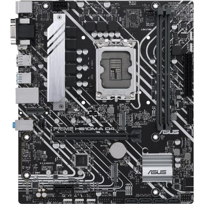 ASUS PRIME H610M-A D4-CSM Intel H610 LGA 1700 micro ATX