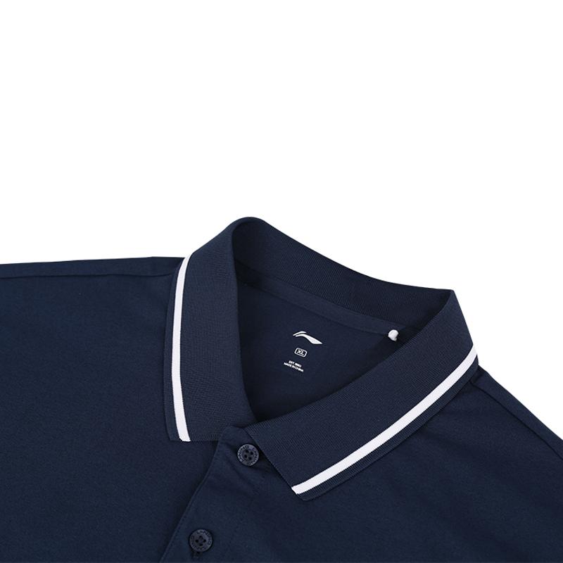 Men's Li-Ning Polo Shirts Unisex Polo Collar Thin