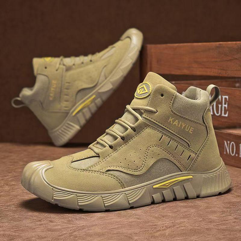 Herren Retro Martin Stiefel: Schmutzabweisende, leichte, verschleißfeste Outdoor-Arbeitskleidung für Herbst und Winter.