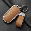 Aluminum Alloy Goatskin Car Key Case Cover For Huawei Aito M5 M7  Car Key Case Protect Fob