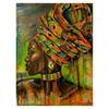 Colorful Canvas Paintings African Black Woman Graffiti Art Portrait Wall Posters Prints Abstract Girl Wall Art Pictures Decor