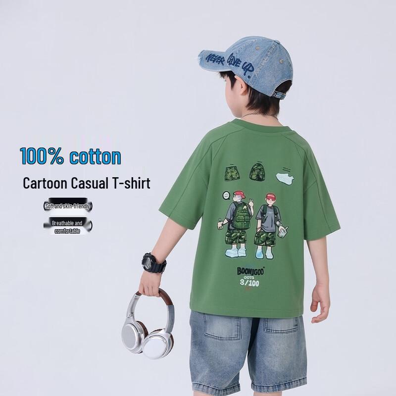YOYO Tale Boys  Summer Short Sleeve T-Shirt 110
