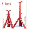 Folding Telescopic Jack Security Bracket Auto Repair Tools 2 Tons 25~36cm 3 Tons 27~45cm Height Increasing Tool