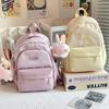 Soft Girl Cute Girl Backpack Primary and Secondary School Student Spring Outing Travel Bag High-value Leisure Time Shangshu Bag