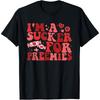 Groovy I'm A Sucker For Preemies NICU Nurse Valentine's Day Cotton Men T Shirt