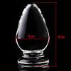 Huge Crystal Glass Anal Plug Sex Toys for Woman Lesbian G SPOT Squirt BIG BALL GAY DICK Anus Prostate Stimulation Toy BUTT Plug