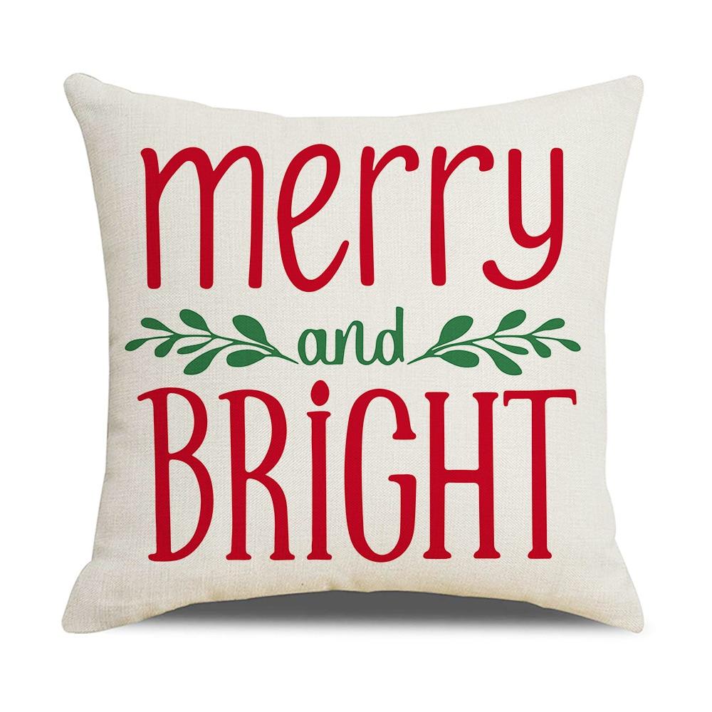 💰Kjøp Christmas Winter Pillow Covers Red 45x45 cm Decorative Throw