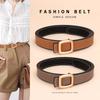 Belt Women'S Genuine Leather Cowhide Women'S Belt Women'S Decoration High Sense