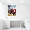 Vintage Farmall McCormick Tractor Metal Tin Sign for Home Bar Man Cave Decor, Retro Farm Machinery Art Poster, Farm Equipment Ad