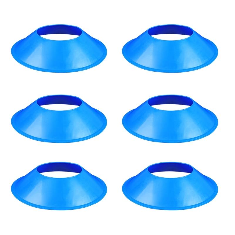 6 Pcs Sports Ball Storage Rack Display Stand Plastic Ball Stand Holder for Football Basketball Volleyball Soccer Ball синий