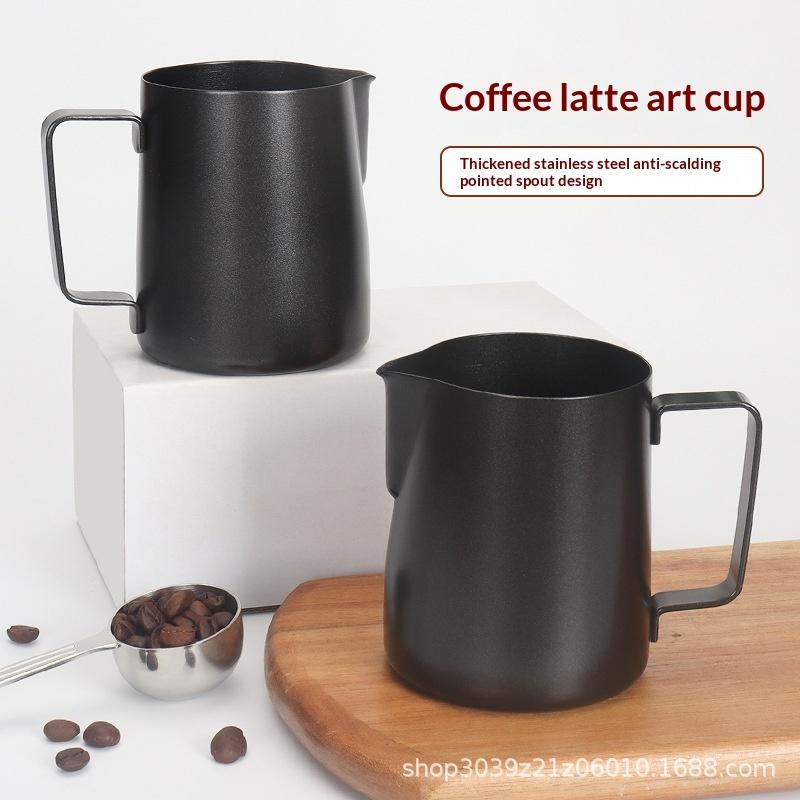 350/600ML Coffee Milk Frothing Pitcher Jug Stainless Steel Precise Scale High Quality Latte Barista Professional Coffee Utensil