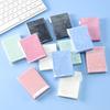 Heart-Shaped Transparent Frosted Star Card Sleeve - Dual Layer Holder for Celebrity Merchandise
