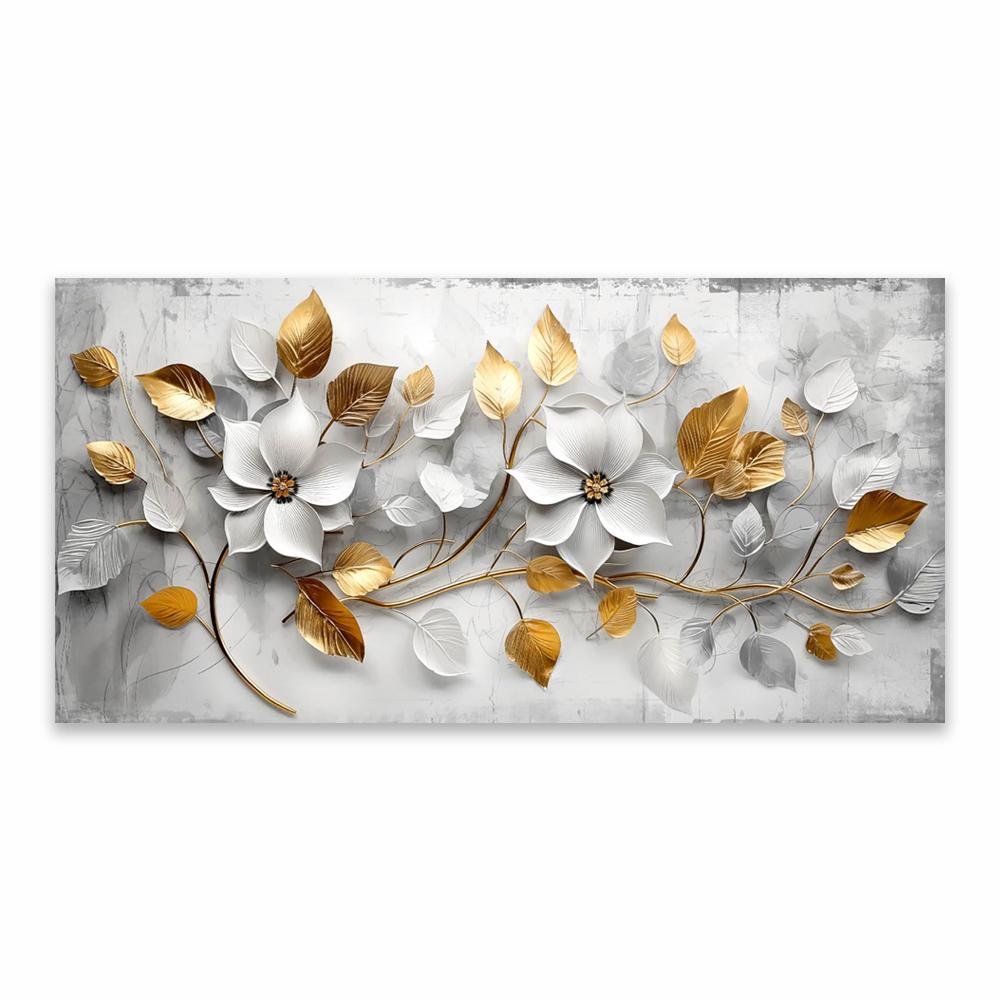 Bedroom Modern Wall Art Prints Black And White Flower Wall Art Poster Large Canvas Painting Decoration Women's Bedroom Decor