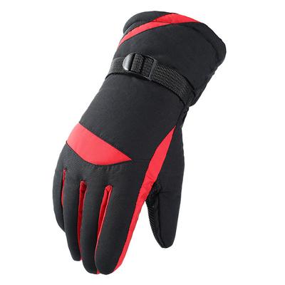Warm Cotton Gloves for Men In Winter  Touch Screen Thickened with Fleece Cold Proof Waterproof and Windproof Outdoor Skiing and Cycling Gloves
