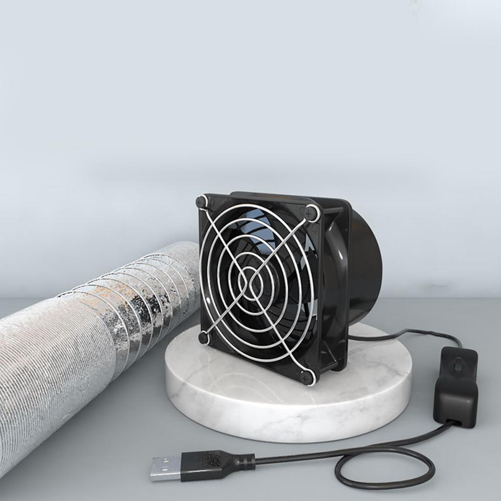USB Powered Solder Smoke Absorber ESD Fume Extractor Fan Pipe Duct Exhuast Fan with 1/3/6M Pipe Tub Ventilation Fan