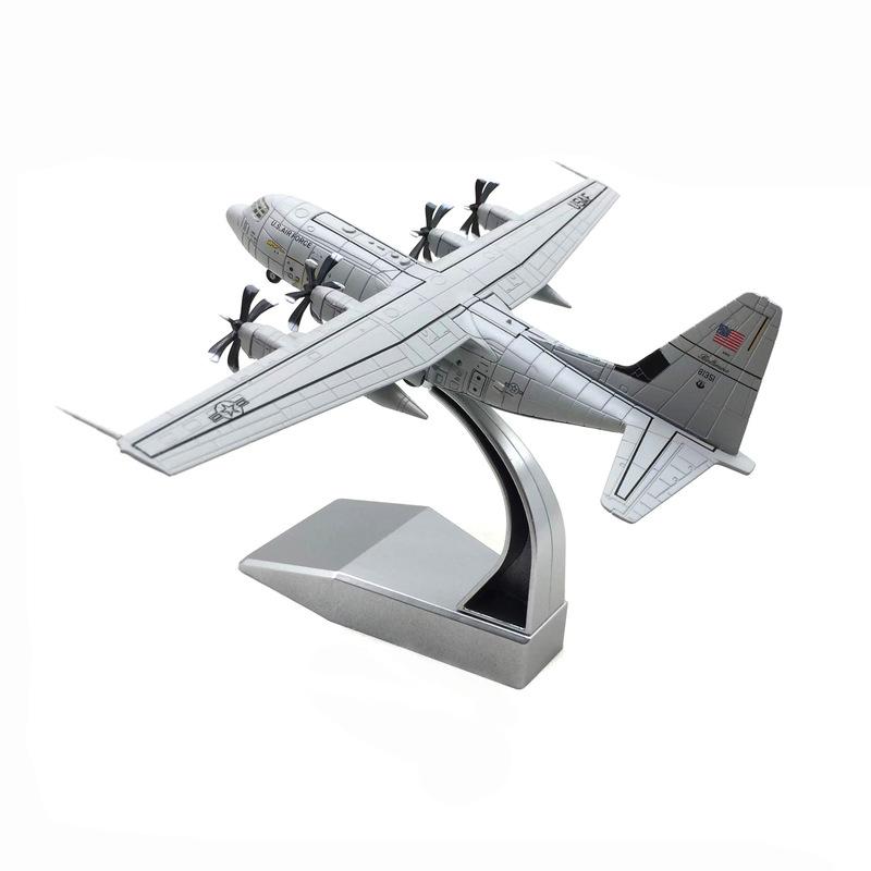 1: 200 Ac-130h Luftgestütztes Kanonenboot Angriffsflugzeug Militär-Enthusiasten Sammlerstücke Heimdekoration Ornamente Geburtstagsgeschenke