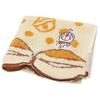 Marushin Hand Flying Dorayaki Untwisted 2805003700 "I'm Doraemon" Towel, 25x25cm, Design, 100% Cotton, Yarn, Mother's Day, Birthday, Gift,