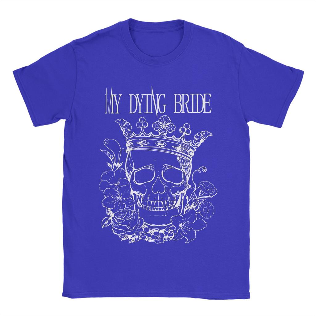 Men's T-Shirt My Dying Bride Metal Band Novelty Cotton Tees Short Sleeve Music Tour T Shirts O Neck Clothing Birthday Present