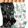 6Pairs Compression Socks For Women And Men - Best For Circulation, Running, Athletic, Recover, Travel