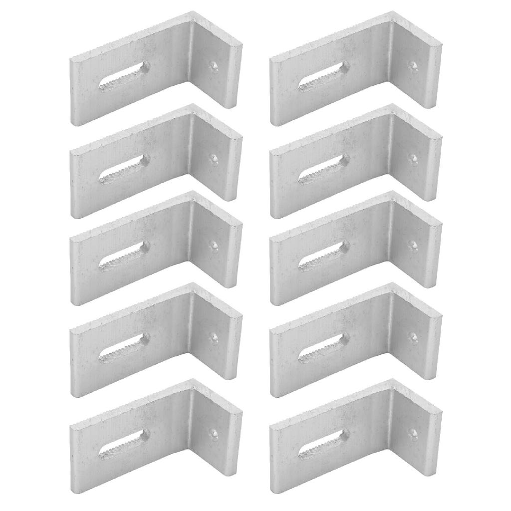 L Foot Solar Mount Aluminum Alloy Photovoltaic Panel Mounting Bracket for Roof PV System L Foot Solar Bracket