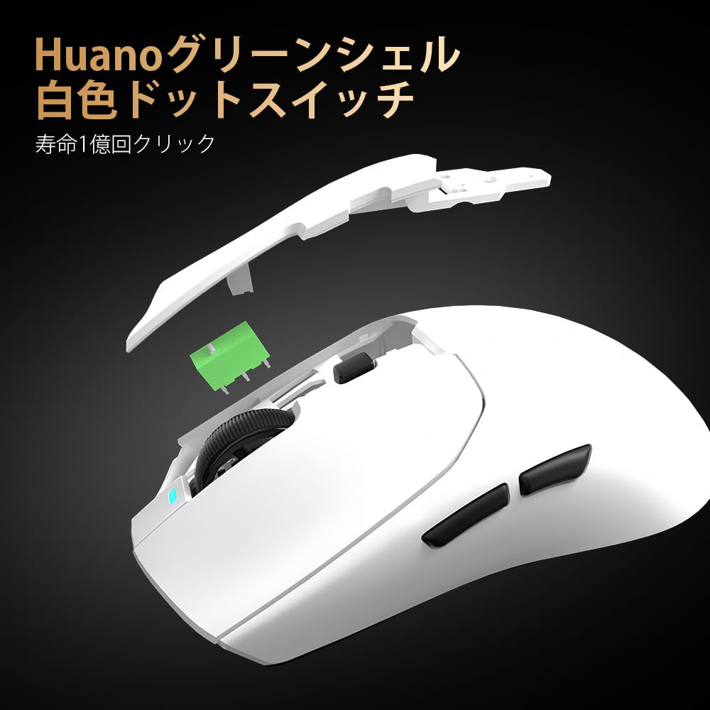 DELUX Wireless Gaming Lightweight 8000Hz Polling PAW3395 Sensor 26000 100 Million M700PRO+ Mouse, 56g, Rate, DPI, Clicks, 60-Hour Lifespan, Dual-Mode