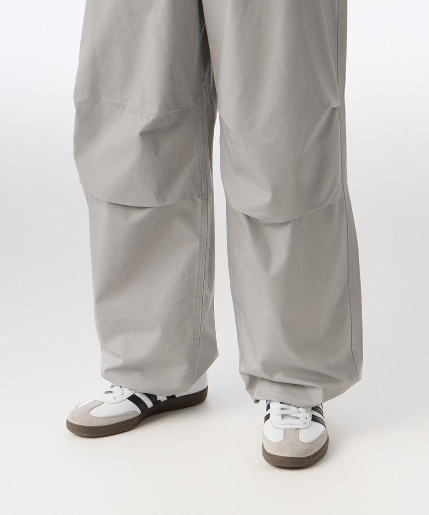 MUSINSA STANDARD WOMAN Women'S Cotton Parachute Pants [Light Gray]