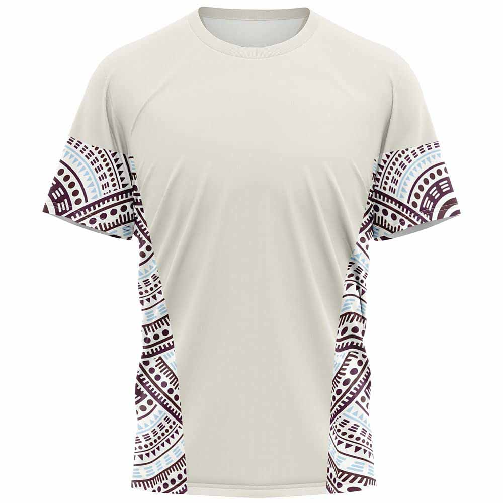 Vintage African Style Ethnic Tribal 3D Print Oversized T-shirts Summer Round Neck Fashionable Casual Short Sleeved Men's T-shirts