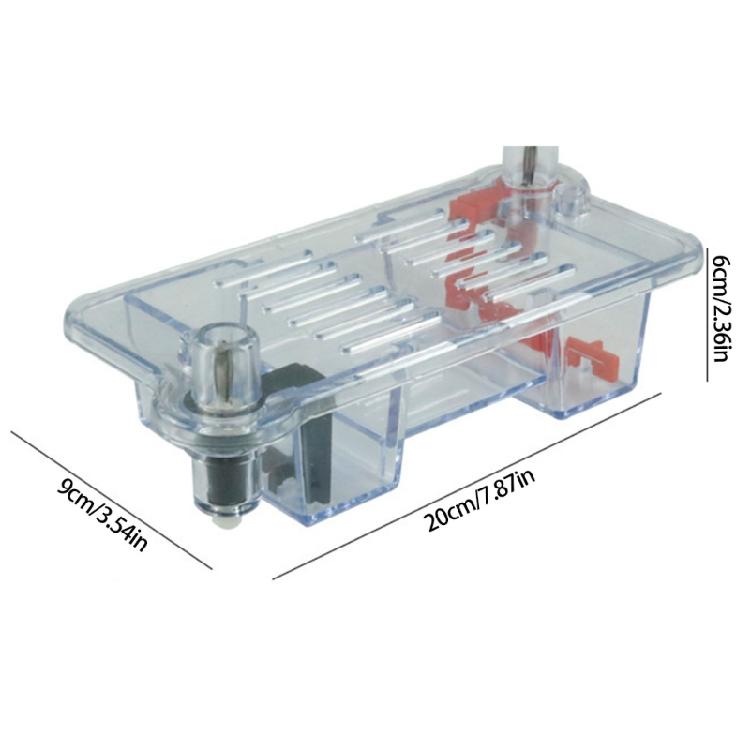 Educational Electrophoresis Tank Apparatus Lightweight Construction for School Science Curriculum