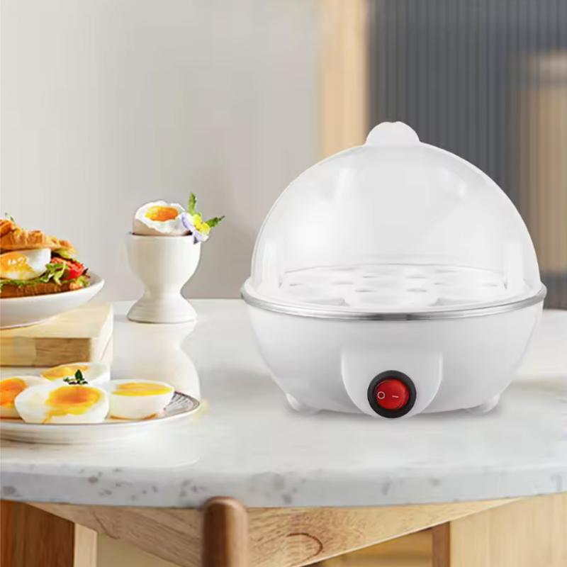 7 Egg Multi-Functional Automatic Power off Egg Cooker for Home Steamed Egg Boiled Egg Maker Breakfast Cooking Appliance