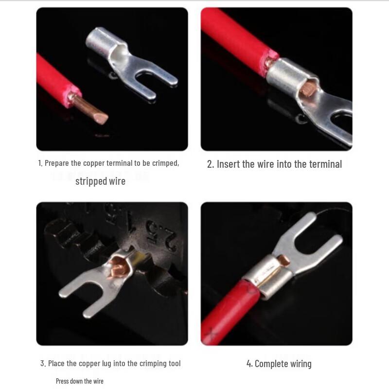Baoanjie UT Fork Spade Cold-Press Wire Connector Terminal