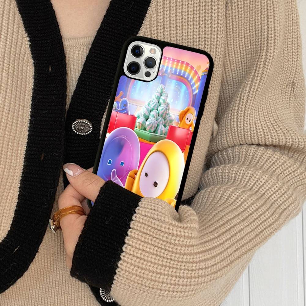 F-Fall G-Guys Party Game PC+TPU Shockproof Protective Phone Case For IPhone17 14 15 16 Pro Max 13 12 11 17 Air