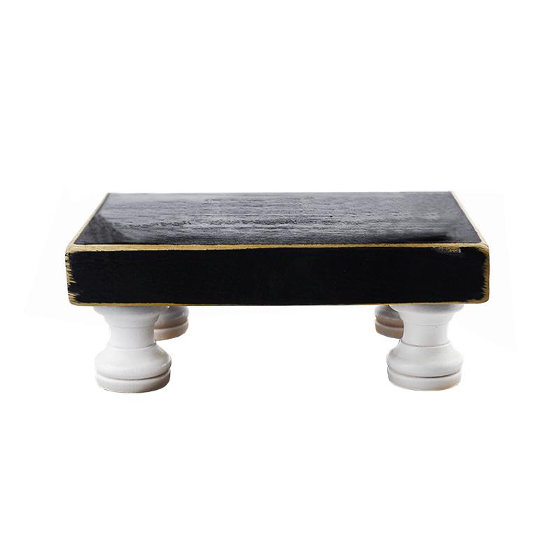 

1шт деревянный домашний декор поднос для ванной комнаты деревянная подставка для цветочного горшка декор комнаты доступно несколько вариантов 19.8x14x7.5cm