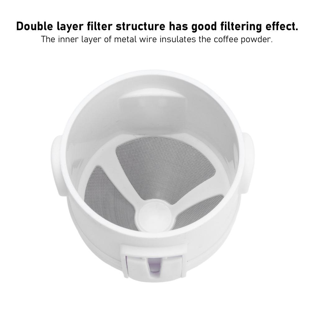 Filtre à Café Pliable Ultra Fin Goutte Acier Inoxydable Filtre à Café Portable Filtre à Café Voyage
