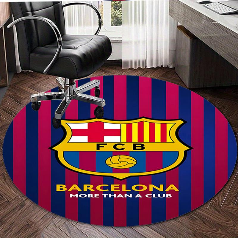 1pc Football Team (79) Design Printed Area Round Carpet for Bedroom Living Room Home Decor Rugs Mat Non Slip Mat Rug for Bedside