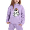 Kids Hoodie with Halloween Print - Long Sleeve Pullover Sweatshirt for Boys and Girls
