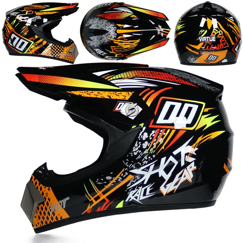 Cartoon Children Motorcycle Helmets Boy Girl dirt bike atv motocross off road racing helmet